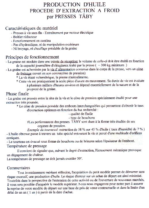 productiondhuile.JPG (94694 bytes)